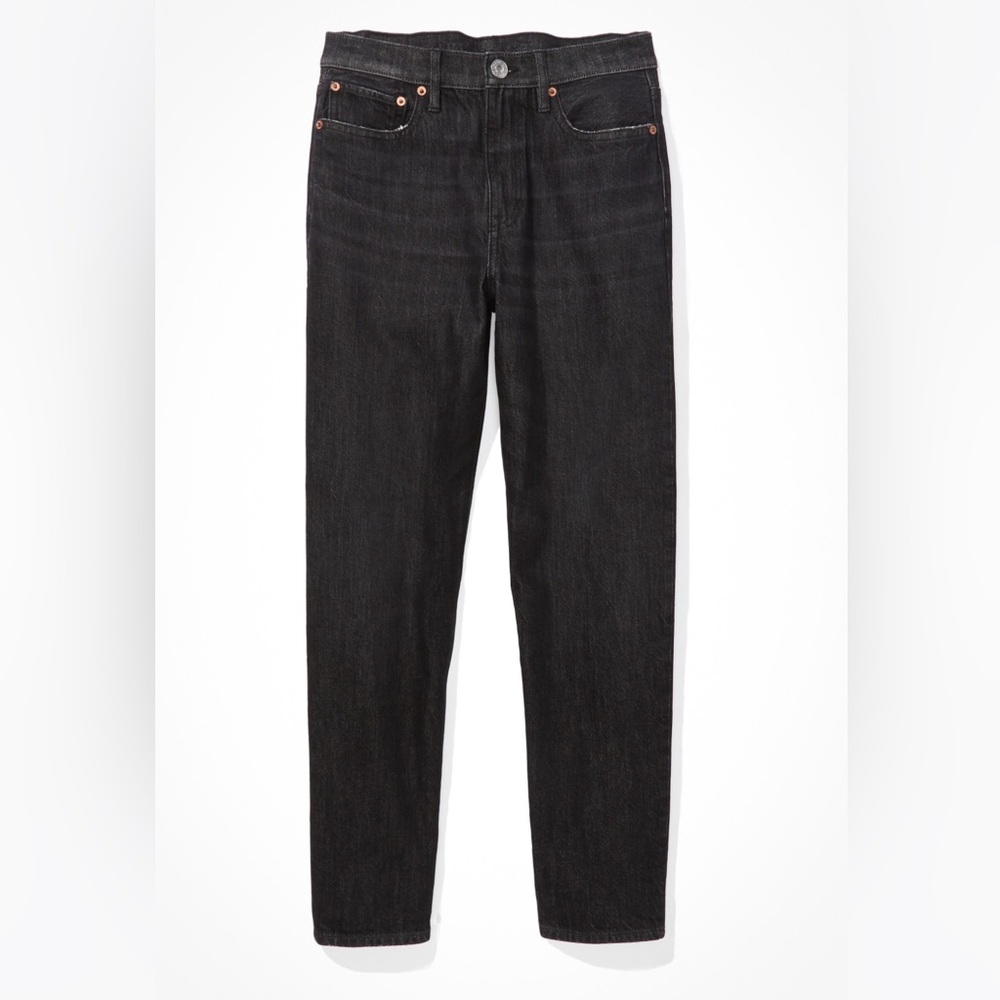 American Eagle size 4 washed black boyfriend jeans